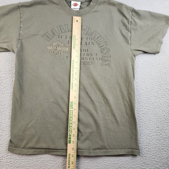 VTG Harley Davidson Shirt Mens Large Ft Walton Florida USA Made Heritage Cycles - Picture 4 of 9